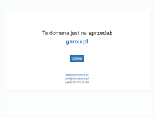 Tablet Screenshot of garou.pl